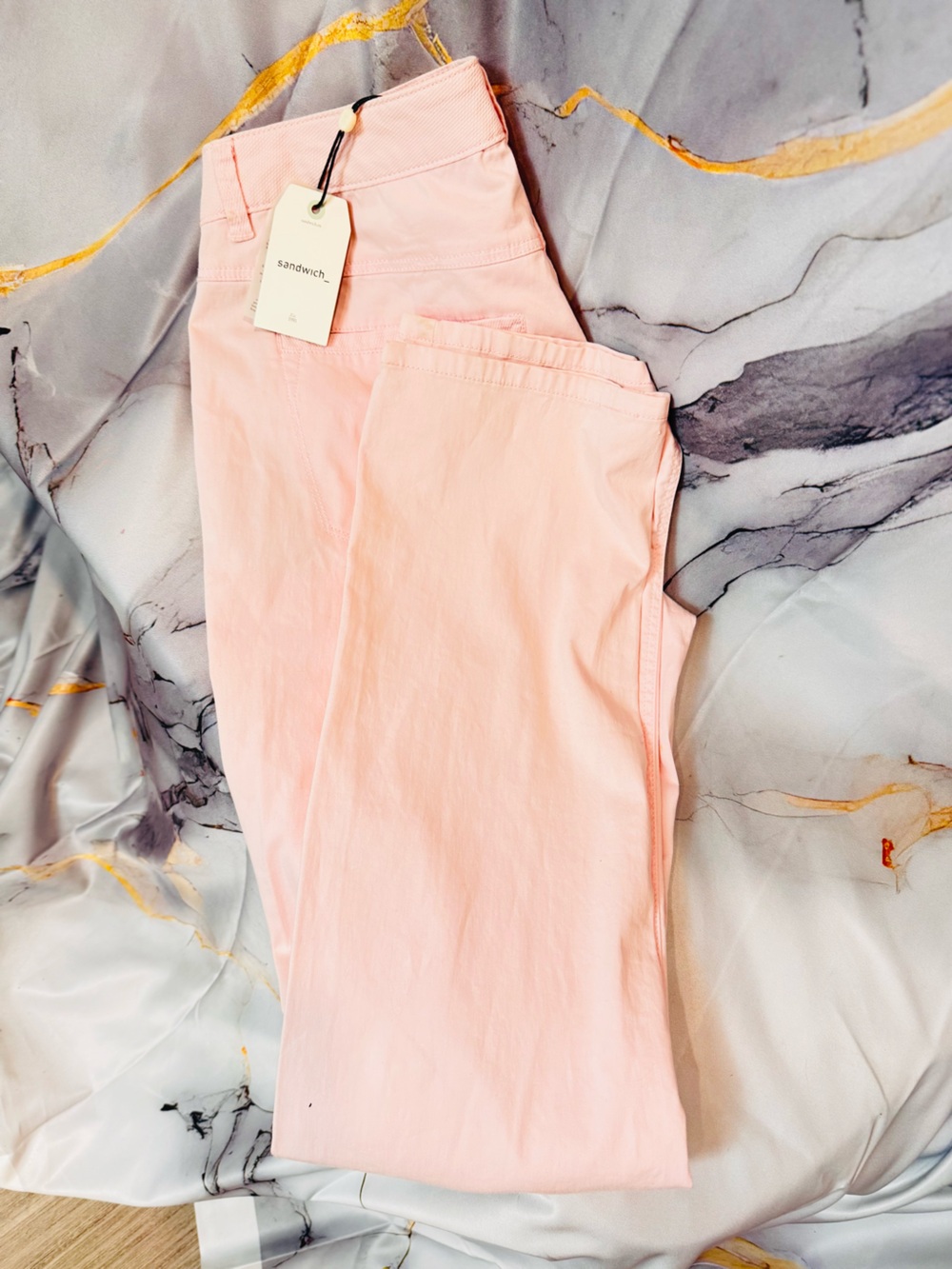 Sandwich Women's Straight-Leg Pants in Light Pink